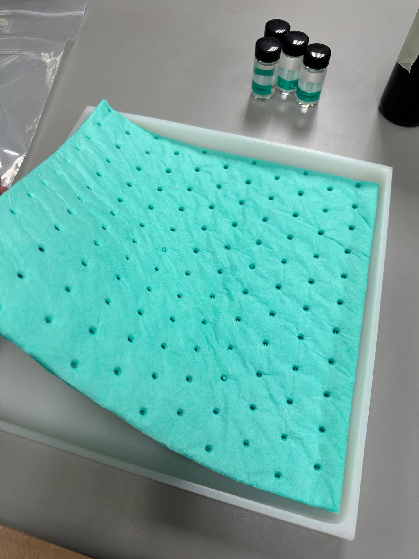 Spill Containment Pads for Scientific Plastics Inc. products
