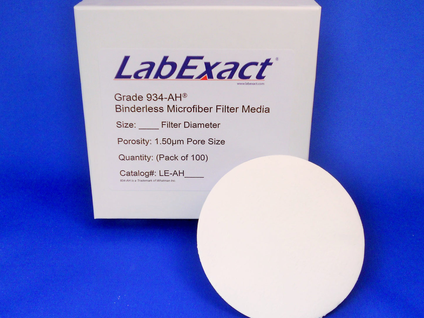 Grade 934-AH® Binderless 1.50µm Retention glass Microfiber filter