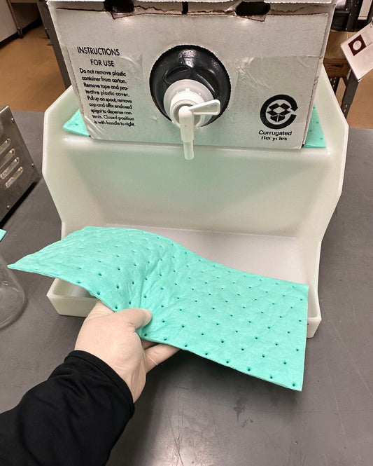Spill Containment Pads for Scientific Plastics Inc. products